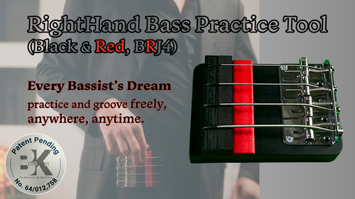 [PRE-ORDER] Bold Key BRJ4 - Innovative Bass Practice Tool